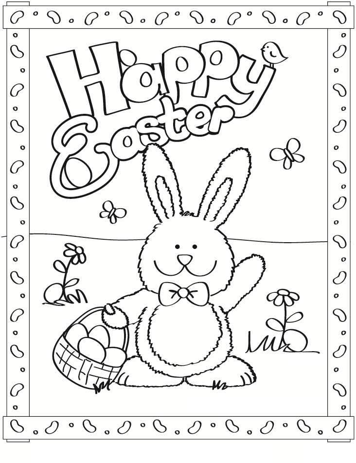 #1 Bunny Colouring Pictures