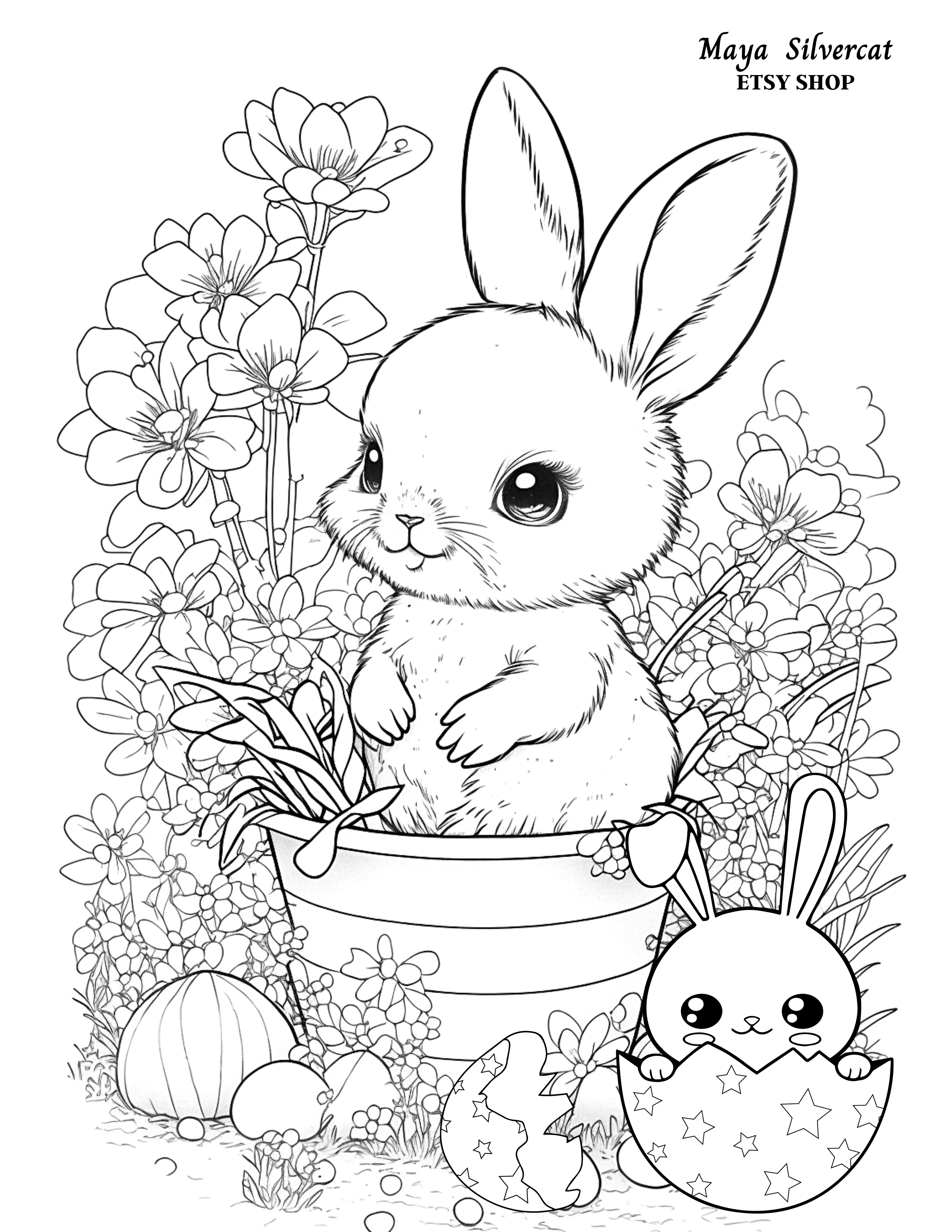 #1 Bunny Pictures Printable