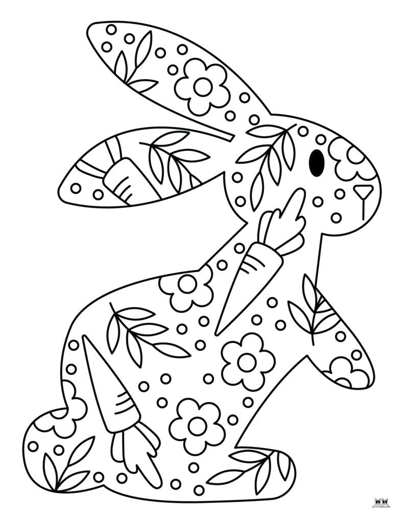 #1 Bunny Rabbits Coloring Pages