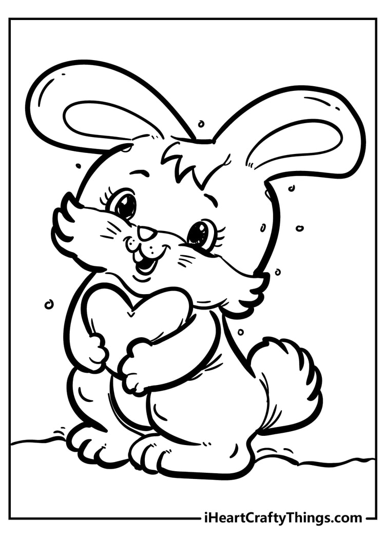 #1 Bunny To Color