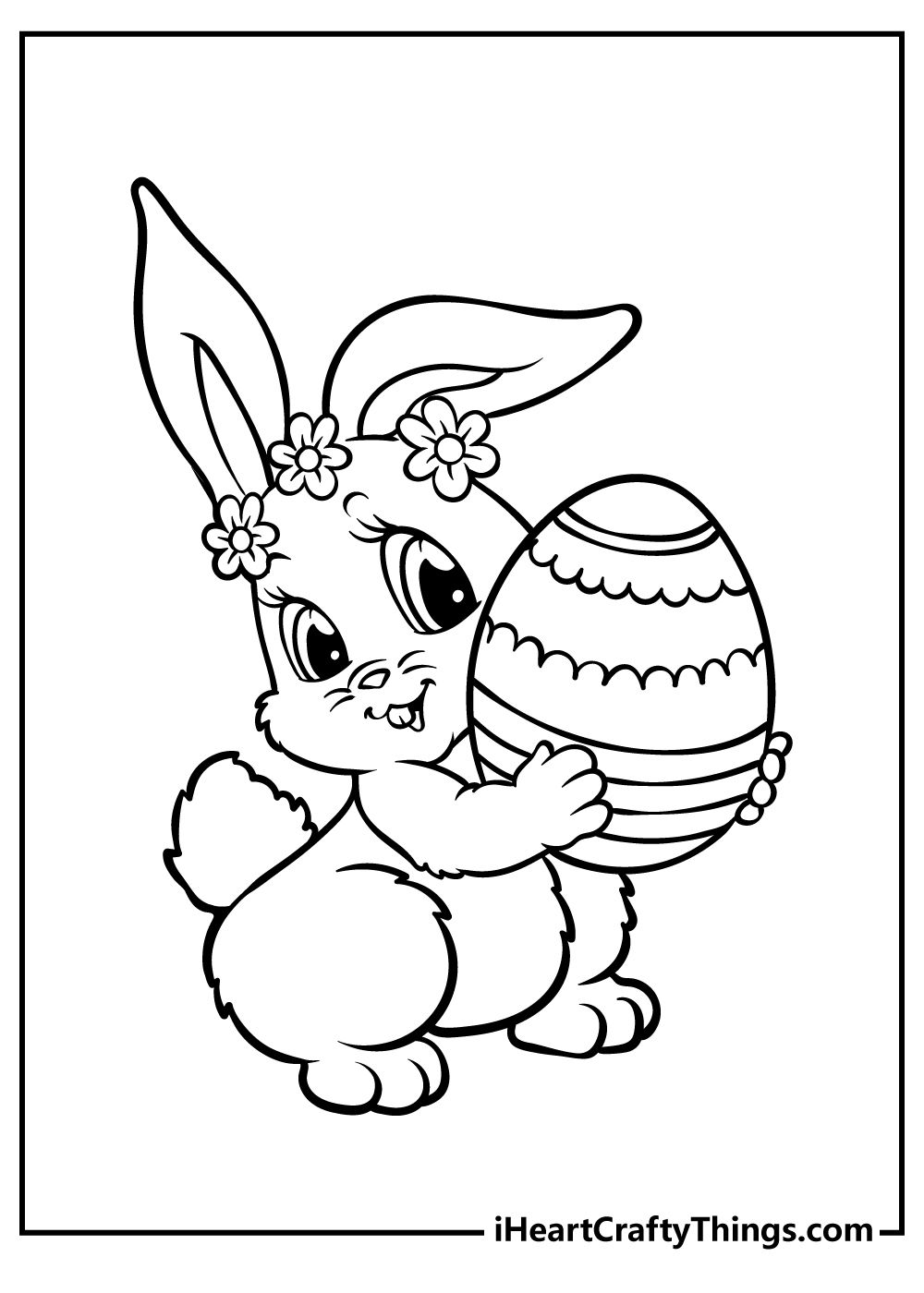 #1 Coloring Pages Bunny Rabbit