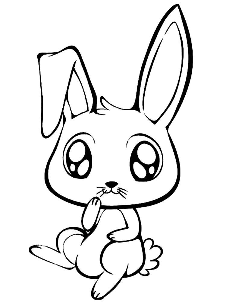 #1 Coloring Pages Of Bunnies Printable