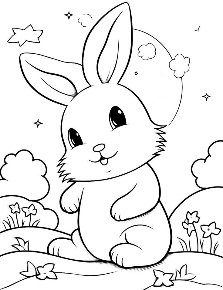 #1 Coloring Pages Of Bunny