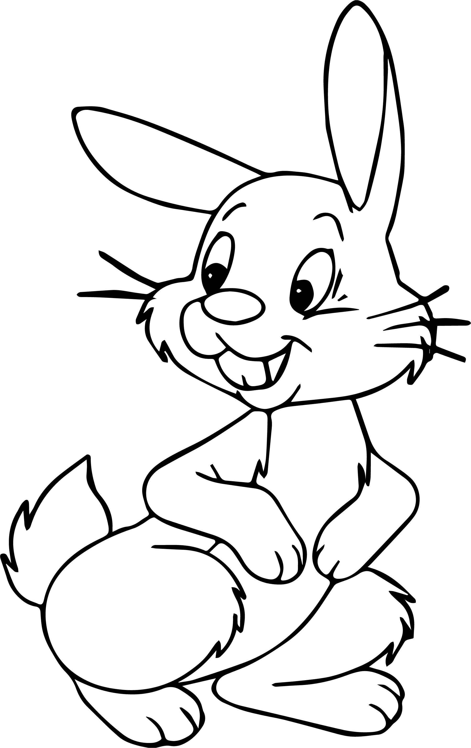 #1 Coloring Pages Rabbit