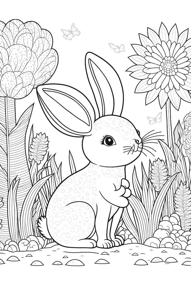 #1 Coloring Rabbits