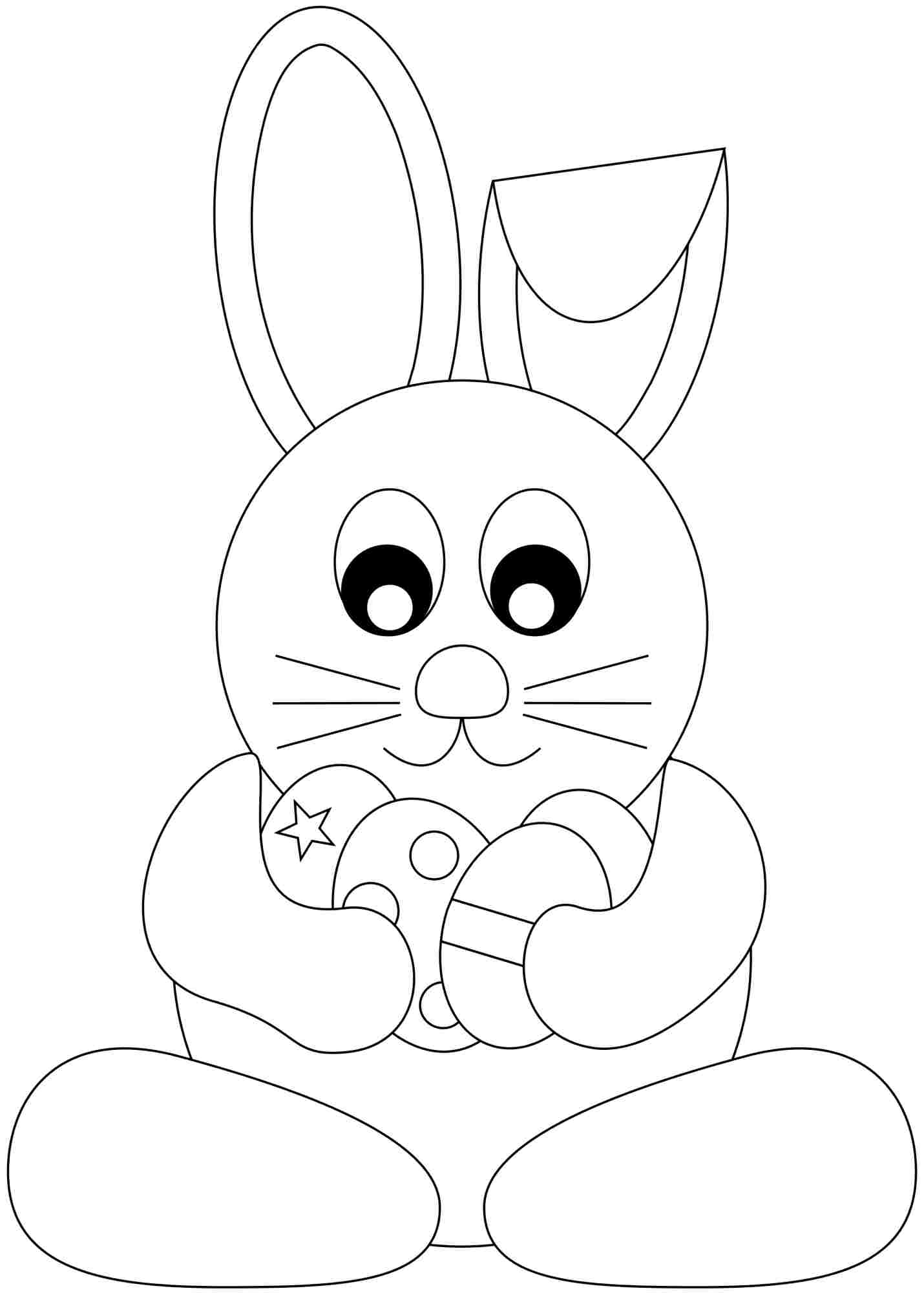 #1 Colouring Pages Rabbit