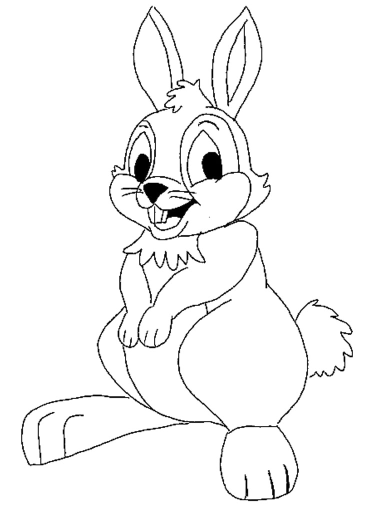 #1 Cute Coloring Pages Of Bunnies