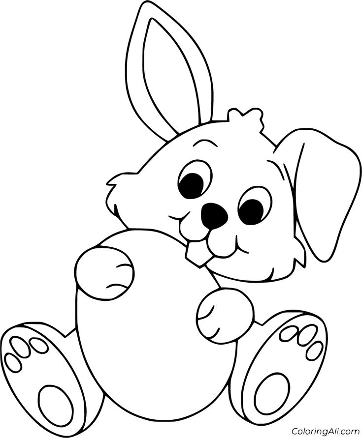 #1 Free Rabbit Coloring Pages