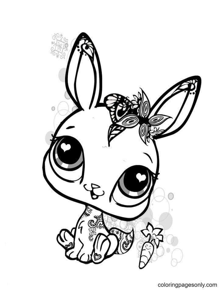 #1 Printable Bunny Rabbit Coloring Pages