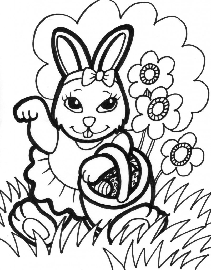 #1 Printable Rabbit Coloring Pages