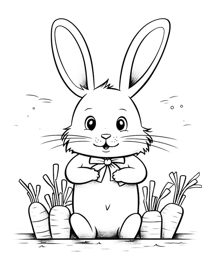 #1 Rabbit Printable