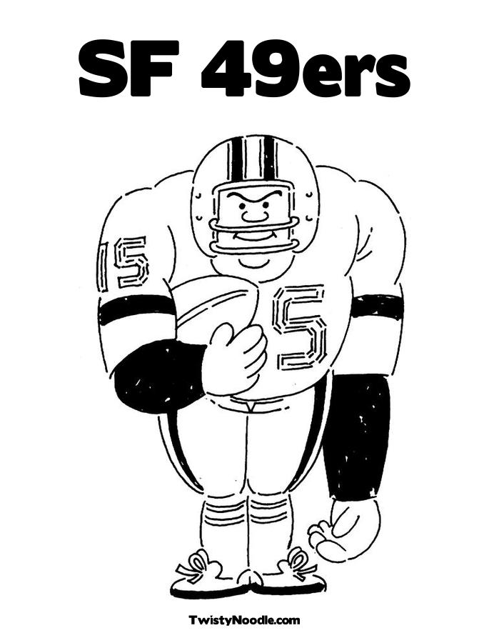 49ers Coloring Pages FREE Printable 105