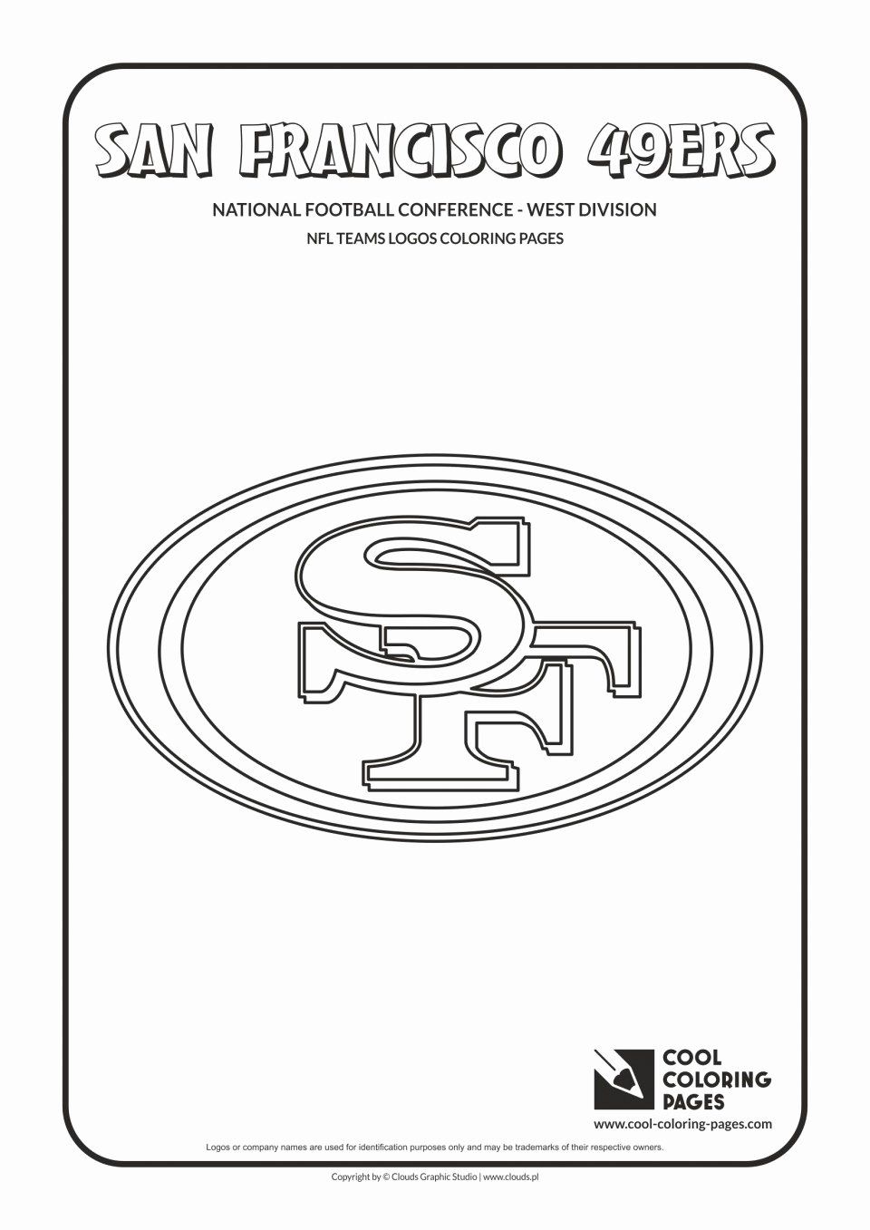 49ers Coloring Pages FREE Printable 106