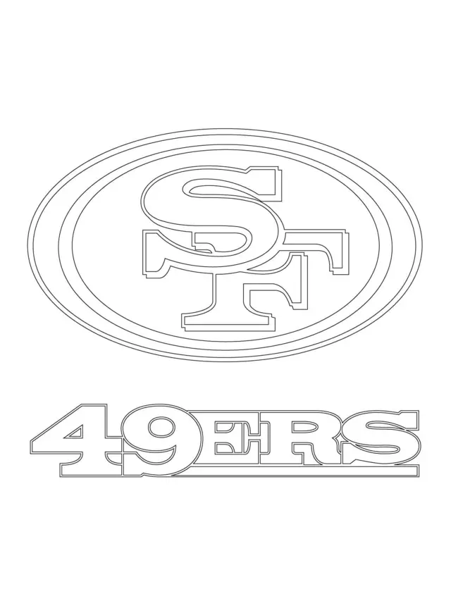 49ers Coloring Pages FREE Printable 21