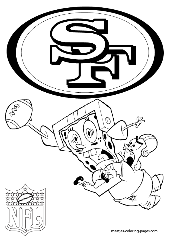 49ers Coloring Pages FREE Printable 31