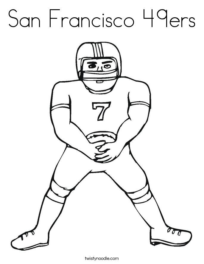 49ers Coloring Pages FREE Printable 75