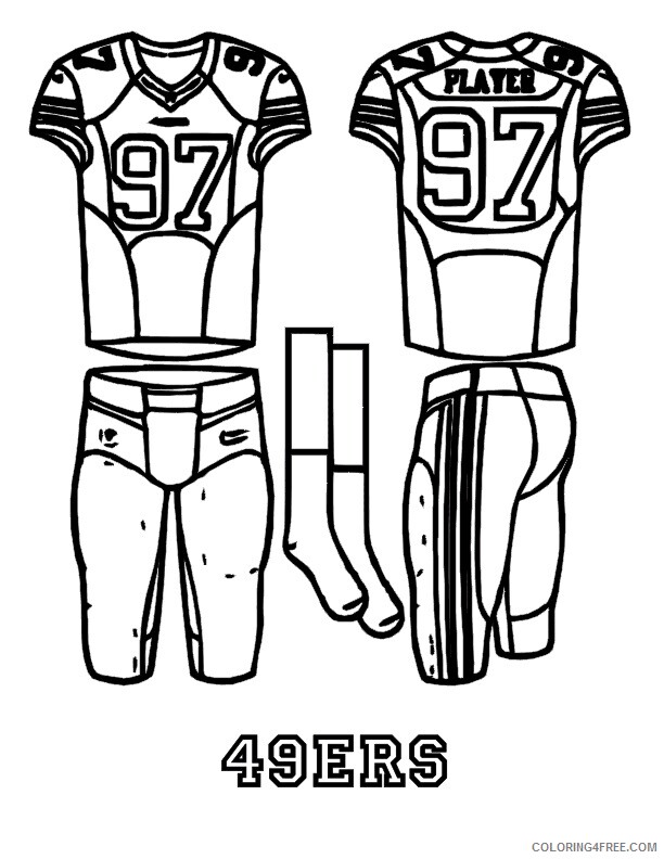 49ers Coloring Pages FREE Printable 76