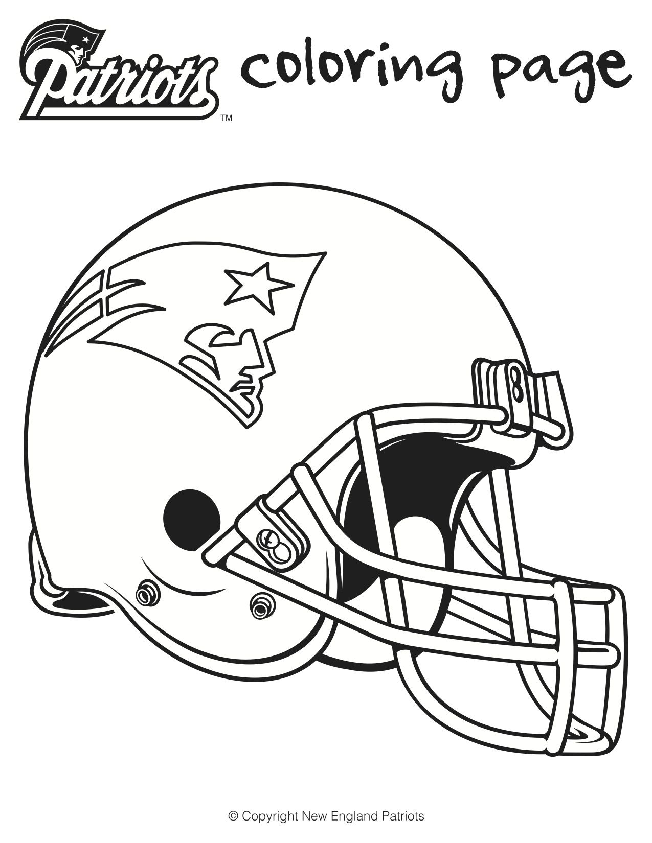 Super Bowl Coloring Pages 11