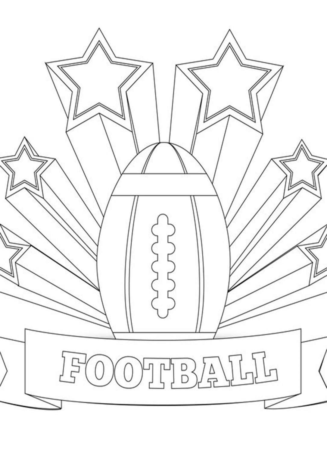 Super Bowl Coloring Pages 15