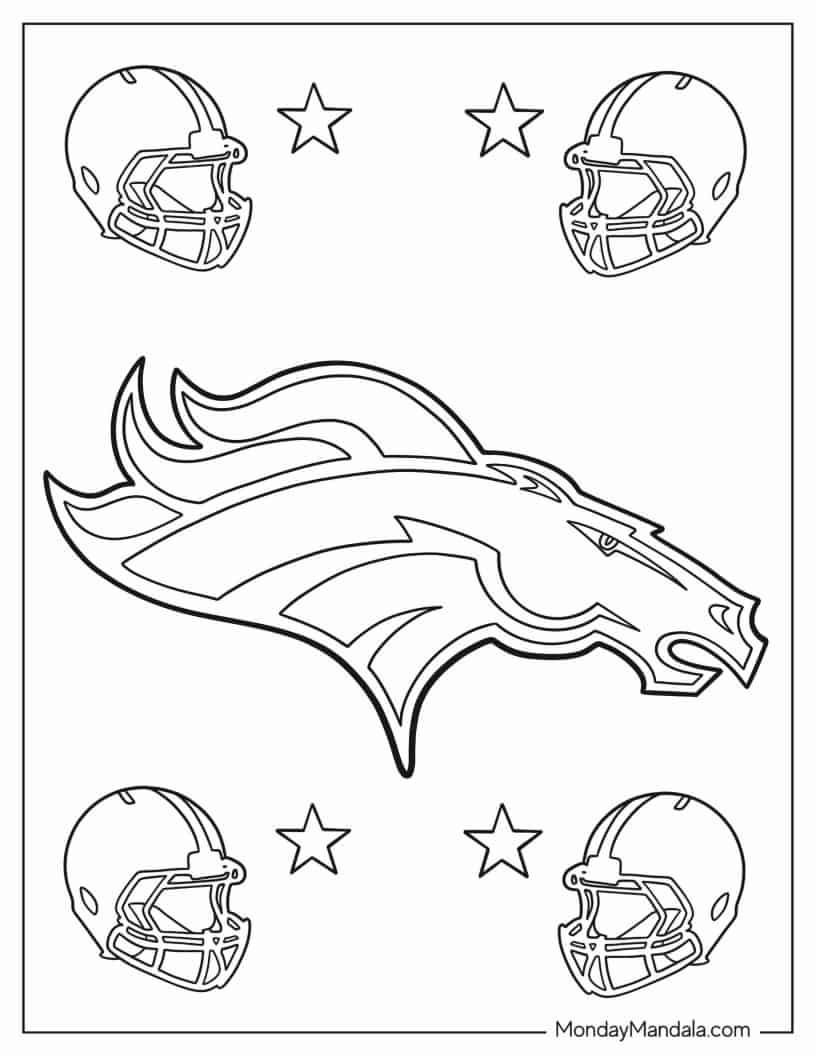 Super Bowl Coloring Pages 19