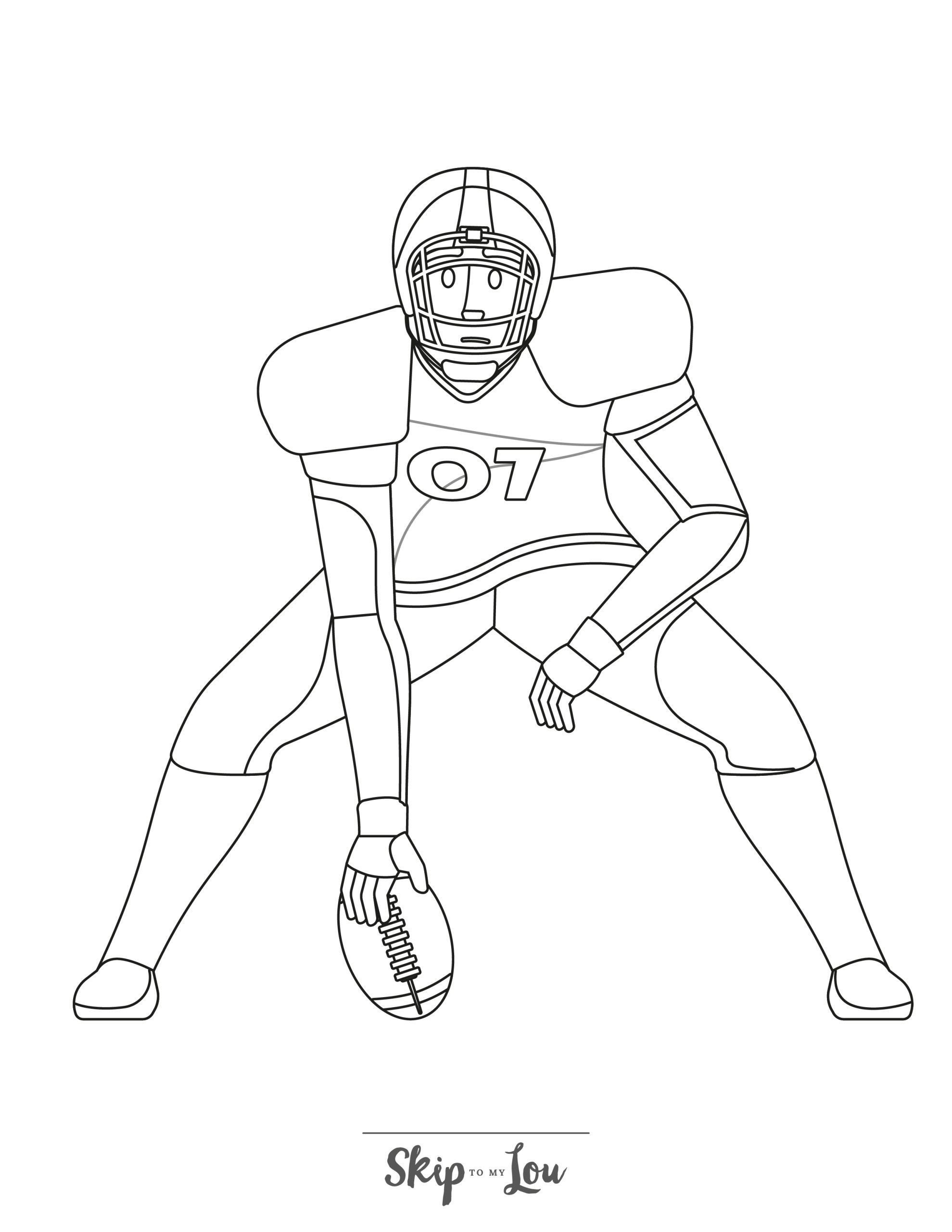 Super Bowl Coloring Pages 2