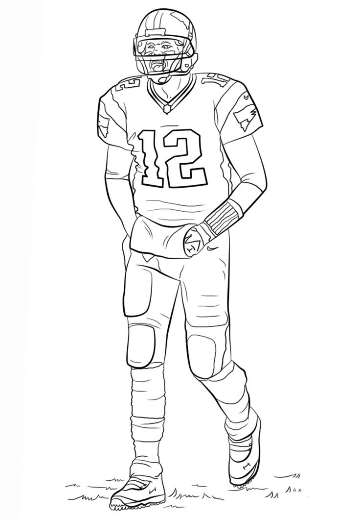 Super Bowl Coloring Pages 22