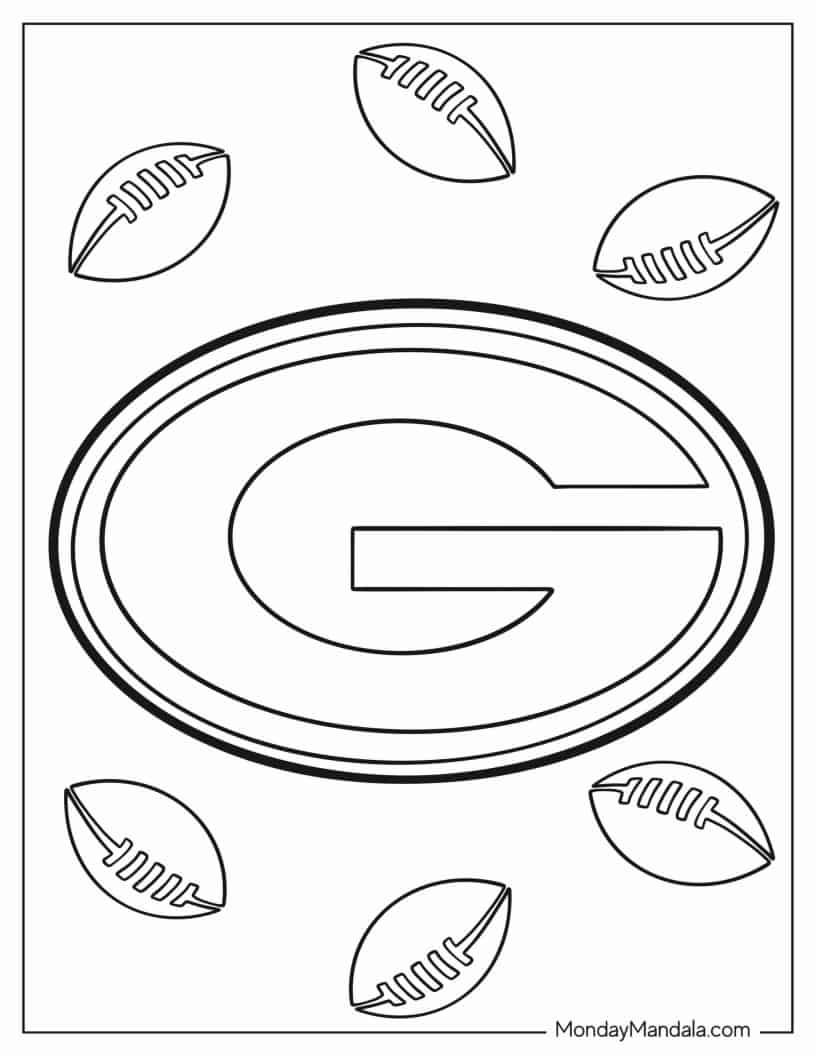 Super Bowl Coloring Pages 23