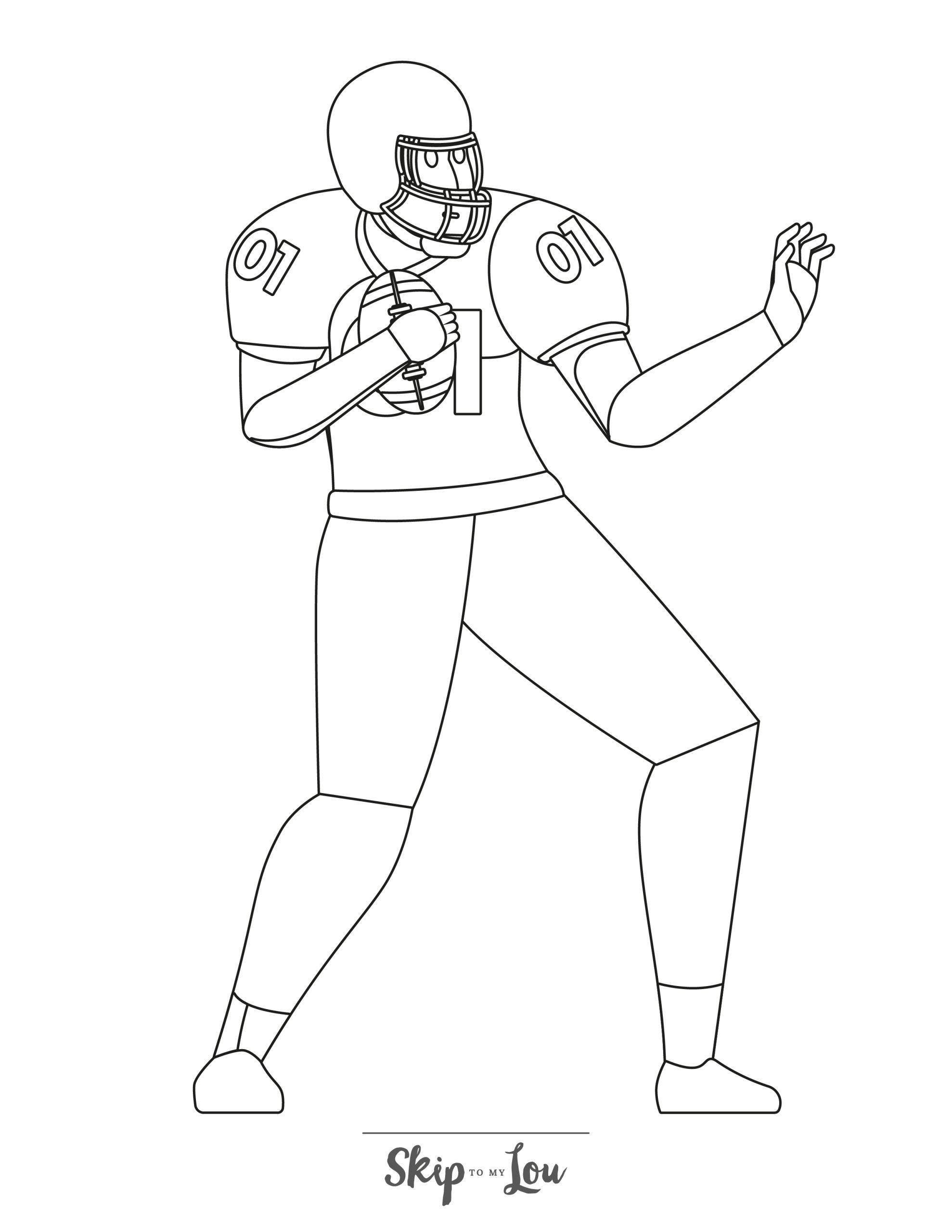 Super Bowl Coloring Pages 3