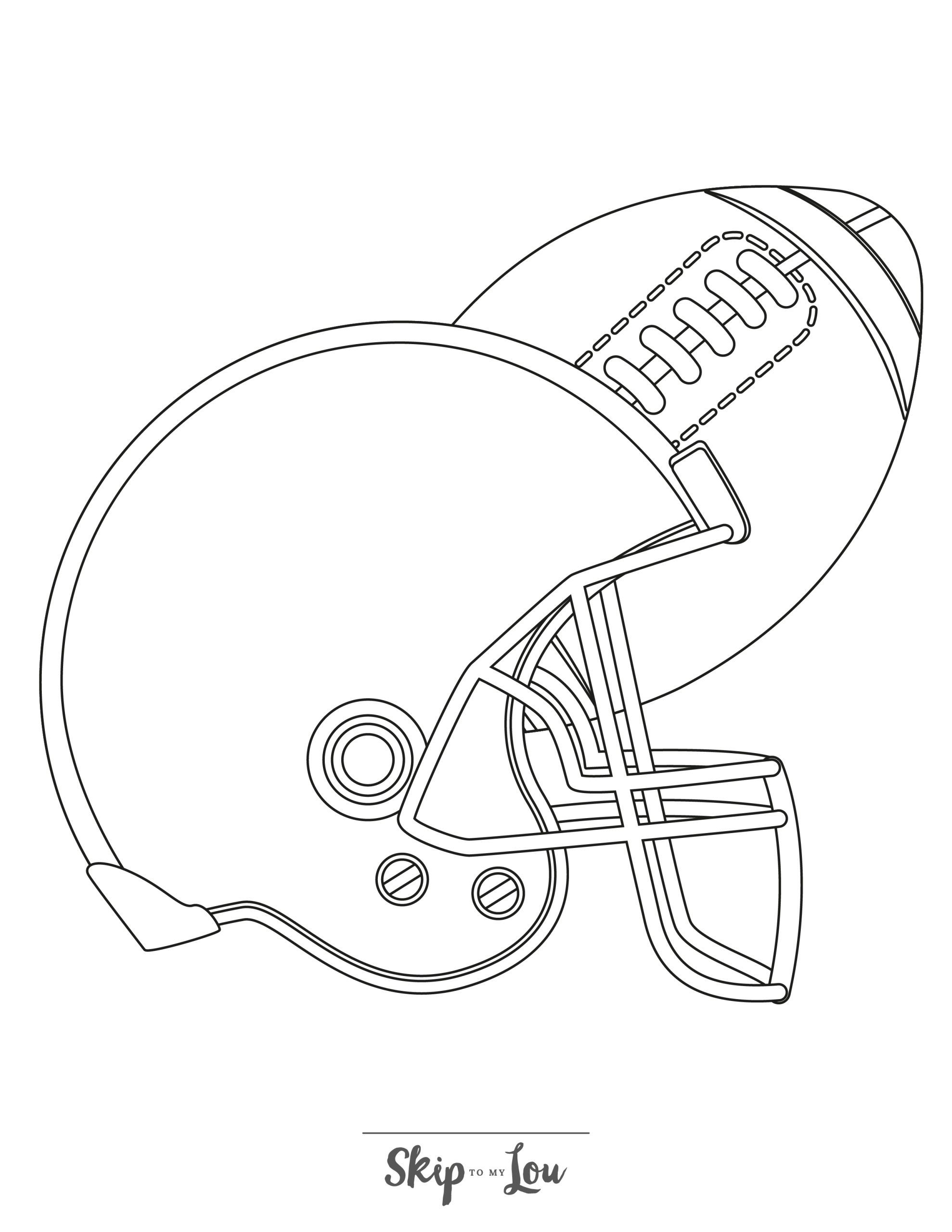 Super Bowl Coloring Pages 6