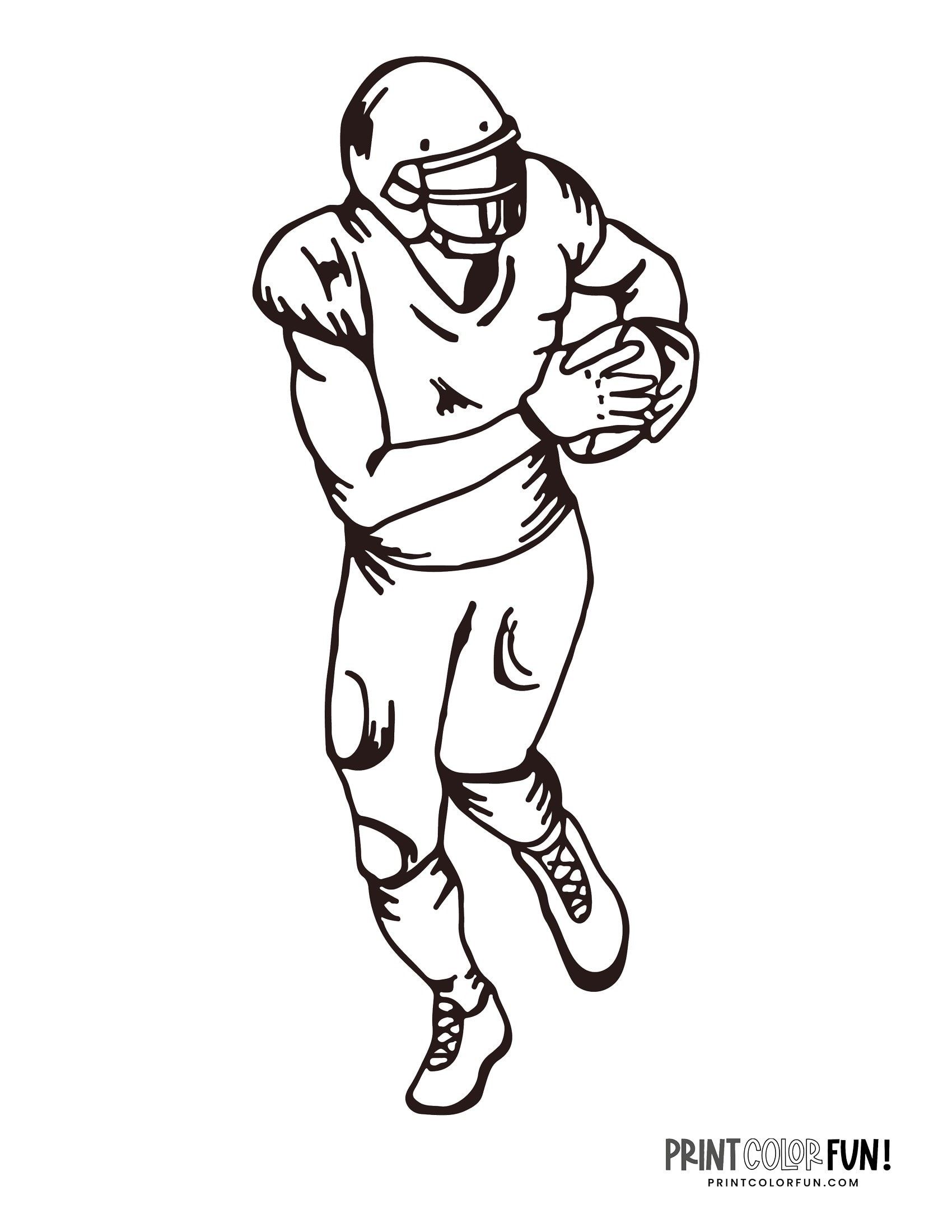 Super Bowl Coloring Pages 8