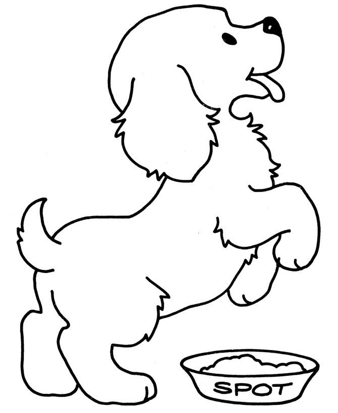 adorable dog coloring pages