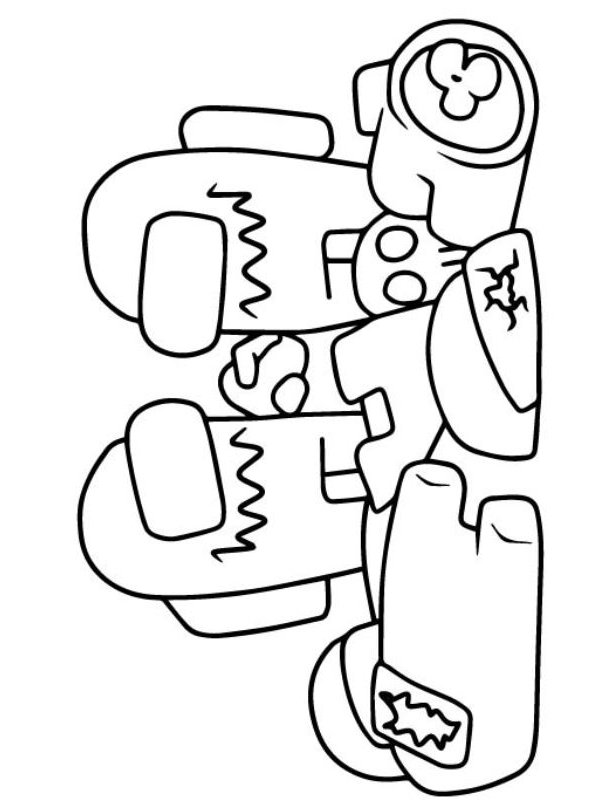 Among Us Coloring Pages Impostor 10