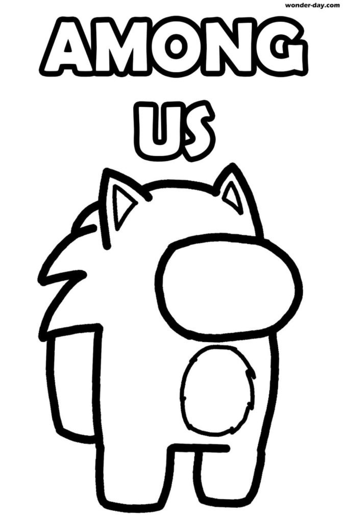 Among Us Coloring Pages Impostor 108