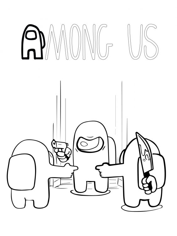 Among Us Coloring Pages Impostor 143