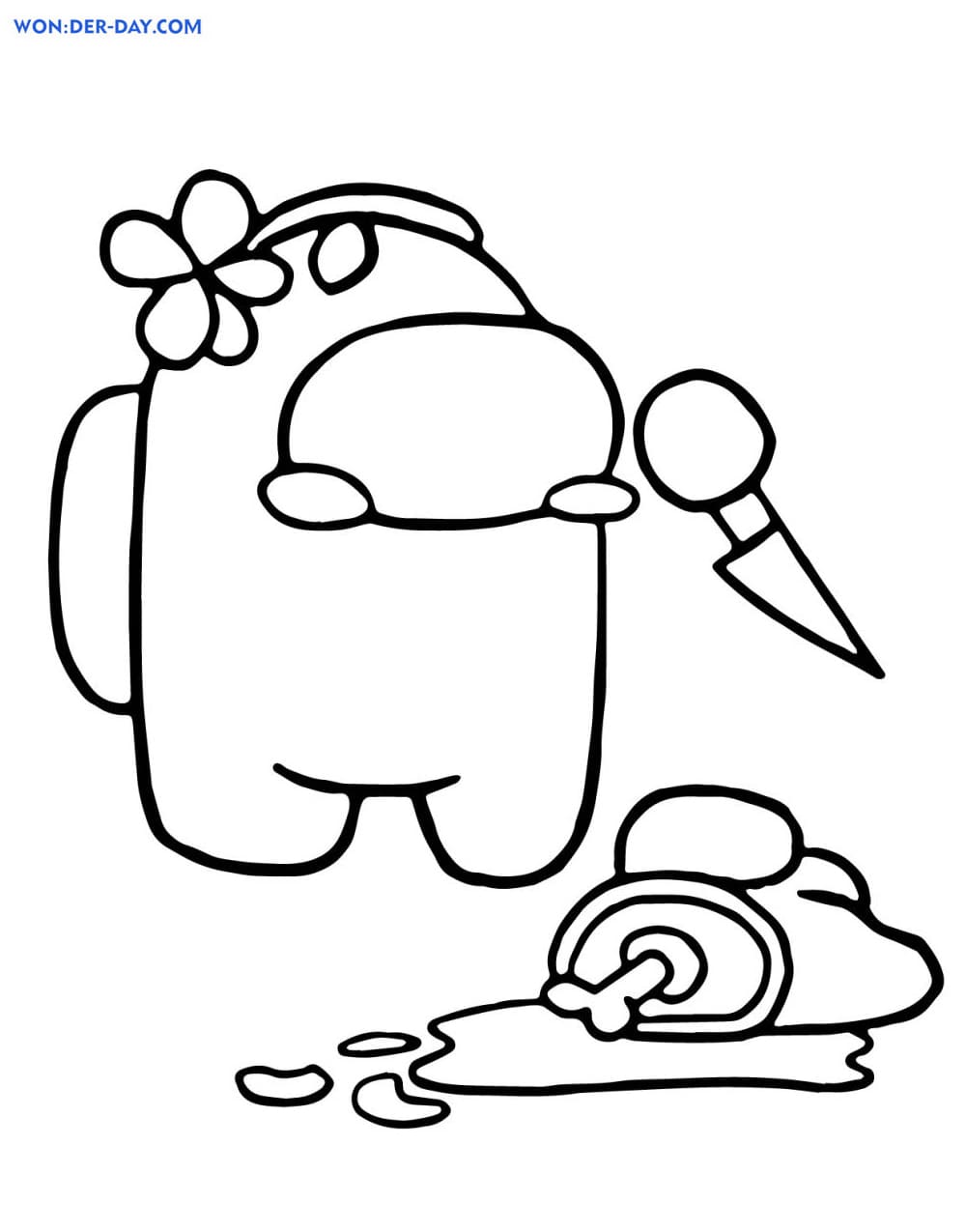 Among Us Coloring Pages Impostor 22