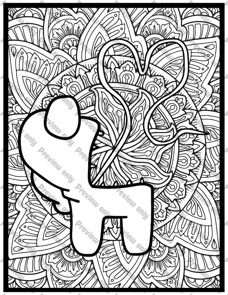 Among Us Coloring Pages Impostor 33