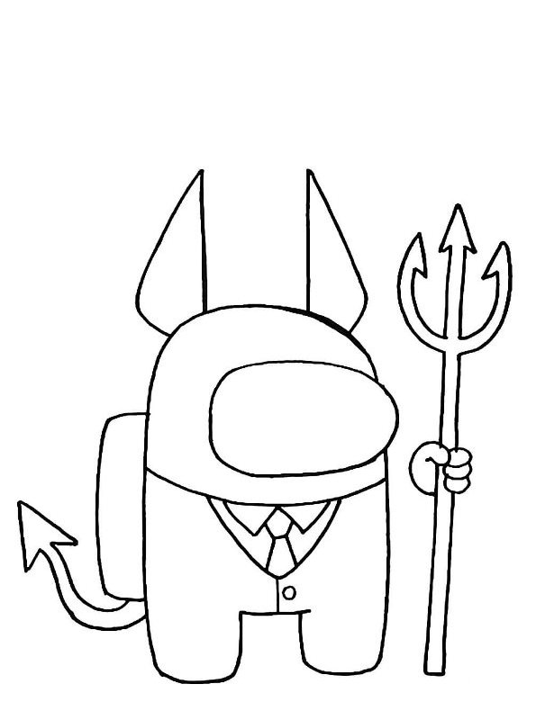 Among Us Coloring Pages Impostor 36