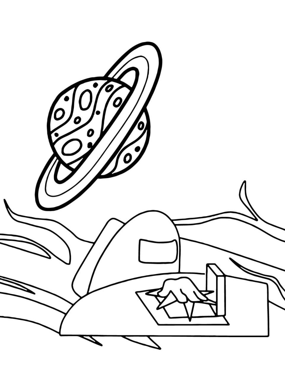 Among Us Coloring Pages Impostor 38