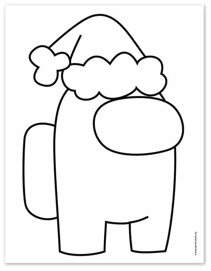 Among Us Coloring Pages Impostor 49