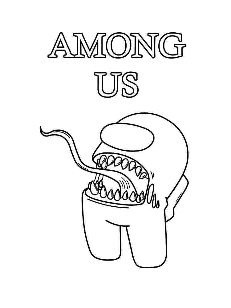 Among Us Coloring Pages Impostor 5