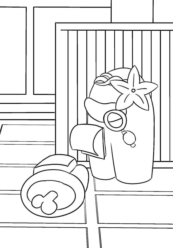 Among Us Coloring Pages Impostor 57