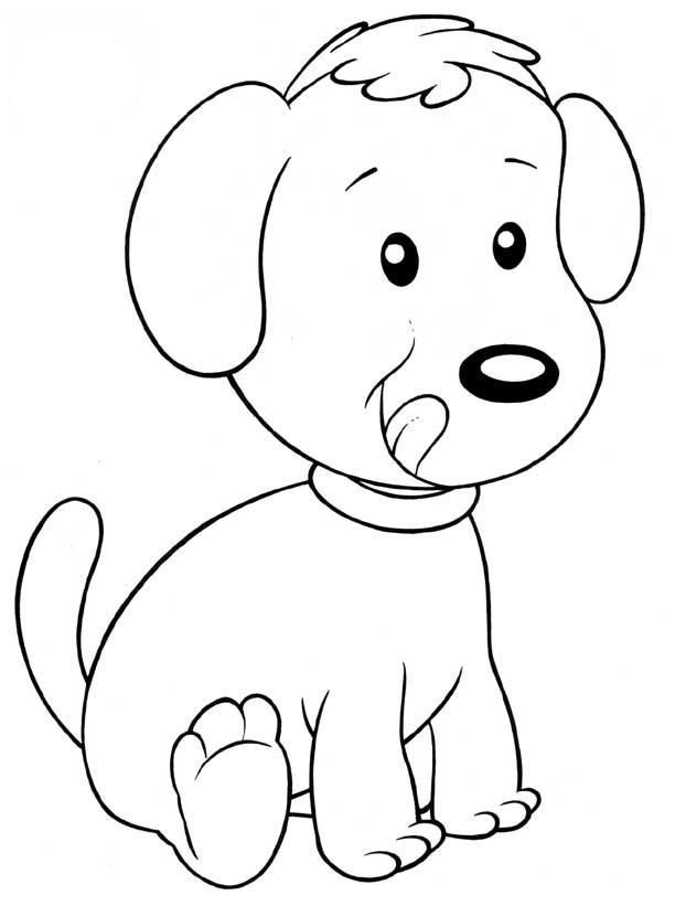 anime dog coloring pages