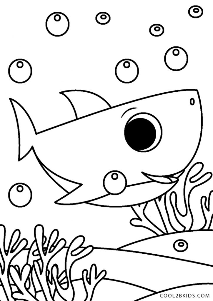 Baby Shark Dududu Coloring Pages Printables 108