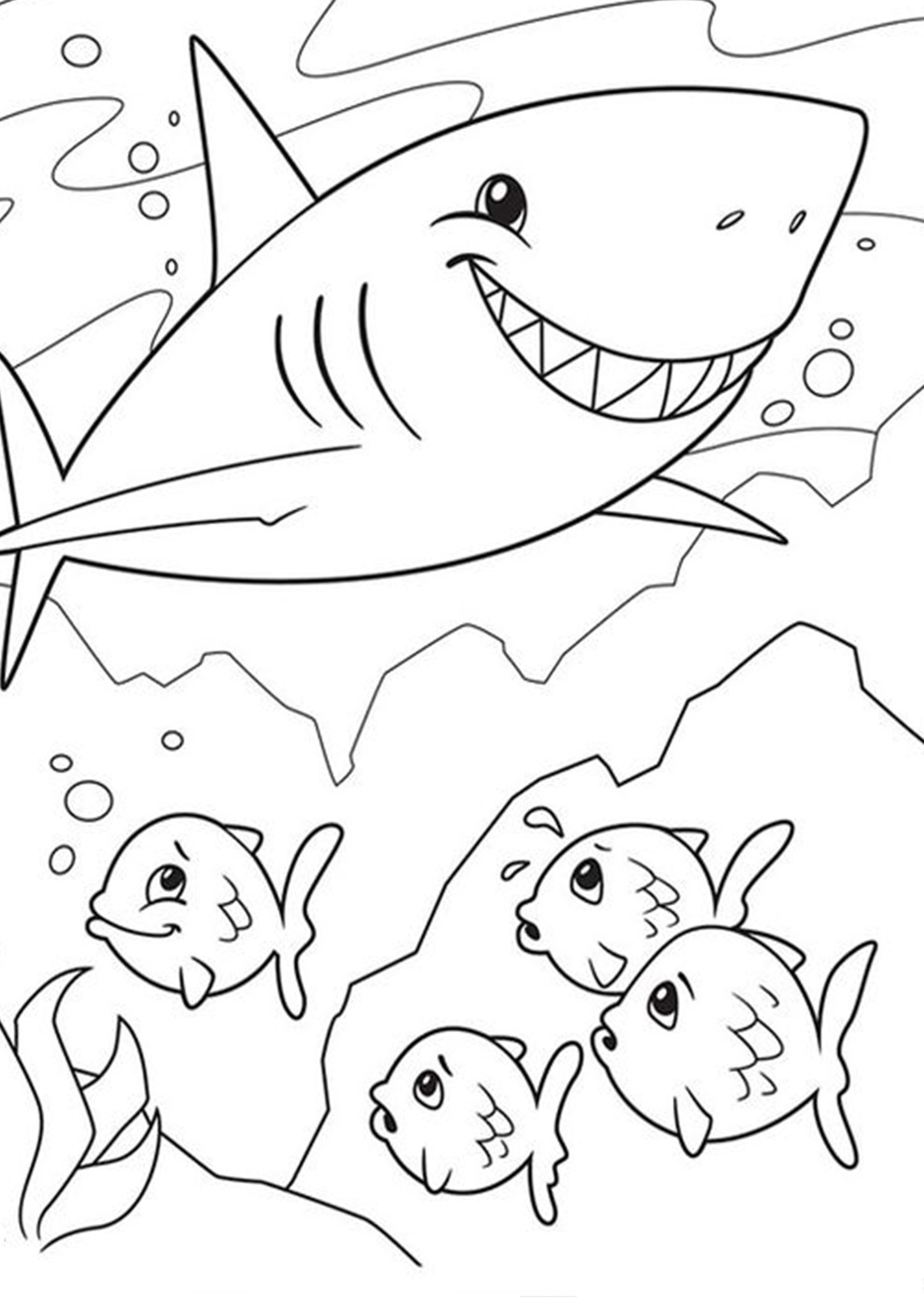 Baby Shark Dududu Coloring Pages Printables 112