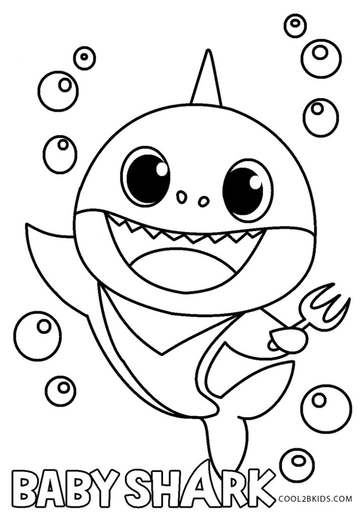 Baby Shark Dududu Coloring Pages Printables 116