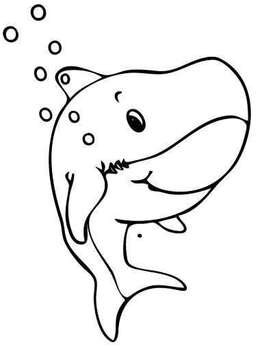 Baby Shark Dududu Coloring Pages Printables 127