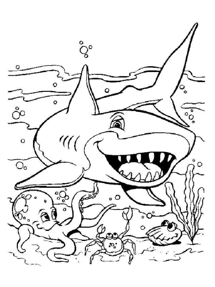 Baby Shark Dududu Coloring Pages Printables 14