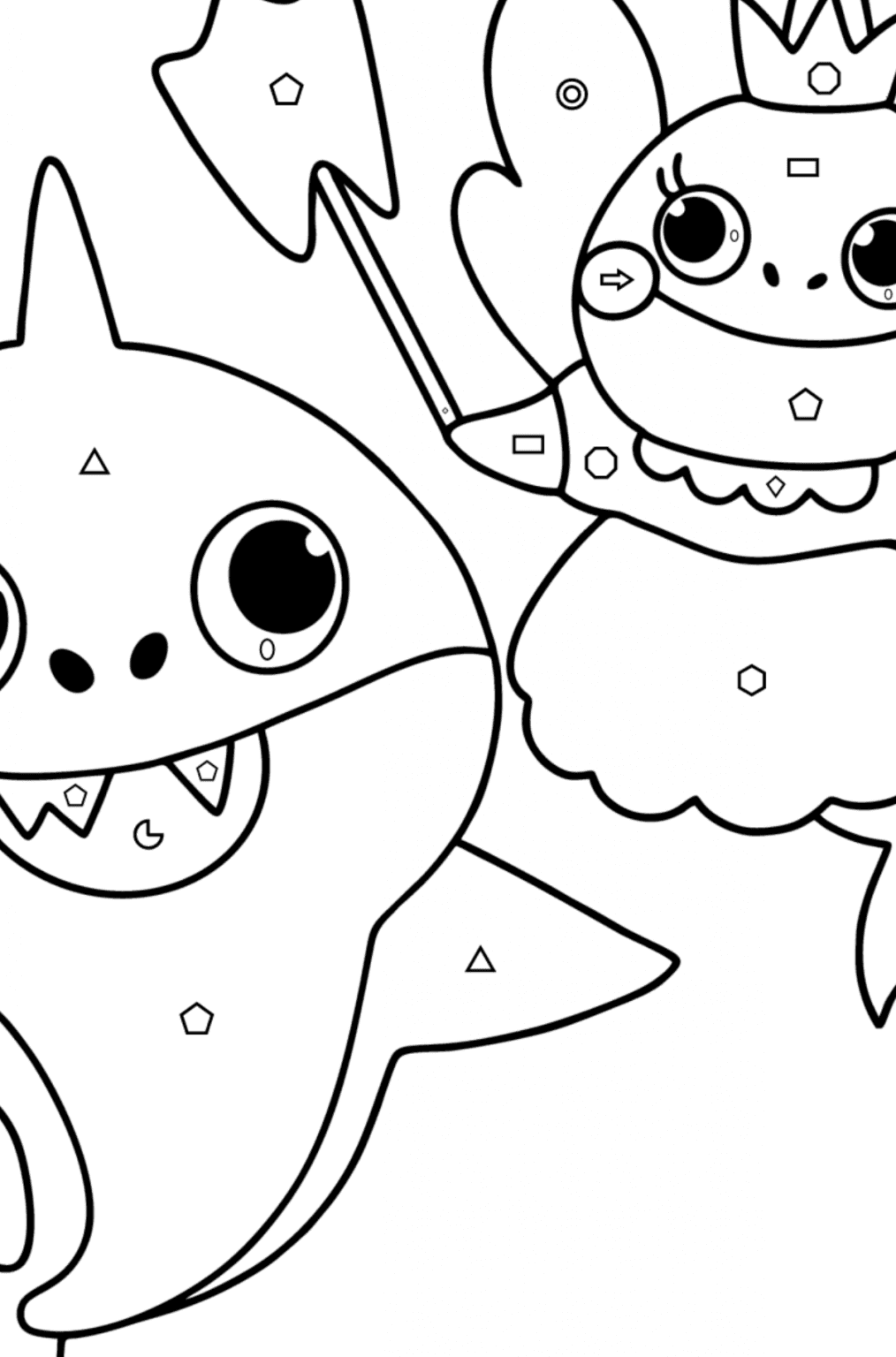 Baby Shark Dududu Coloring Pages Printables 28