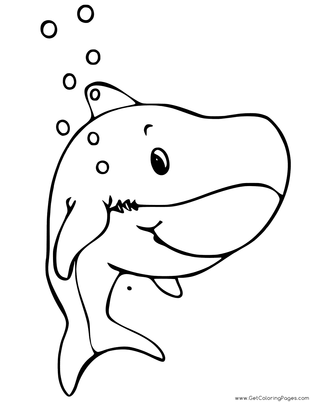 Baby Shark Dududu Coloring Pages Printables 40