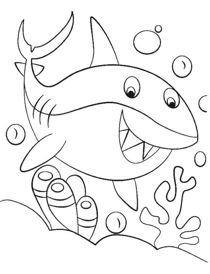 Baby Shark Dududu Coloring Pages Printables 42